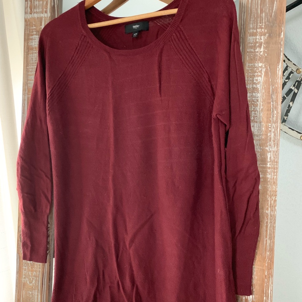 Mossimo Rust Tunic Sweater